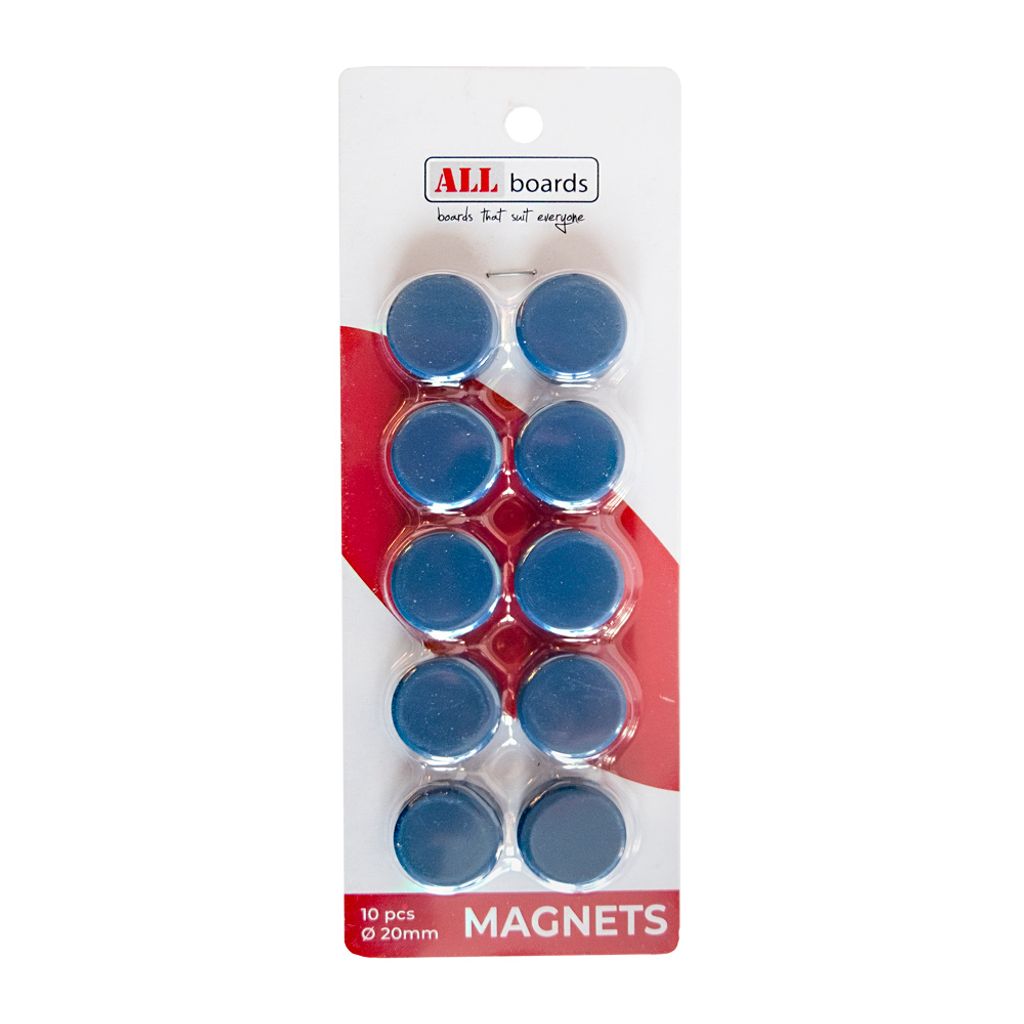 12 Stück Alco Magnete Haftmagnete Flachmagnete bunt 20mm 