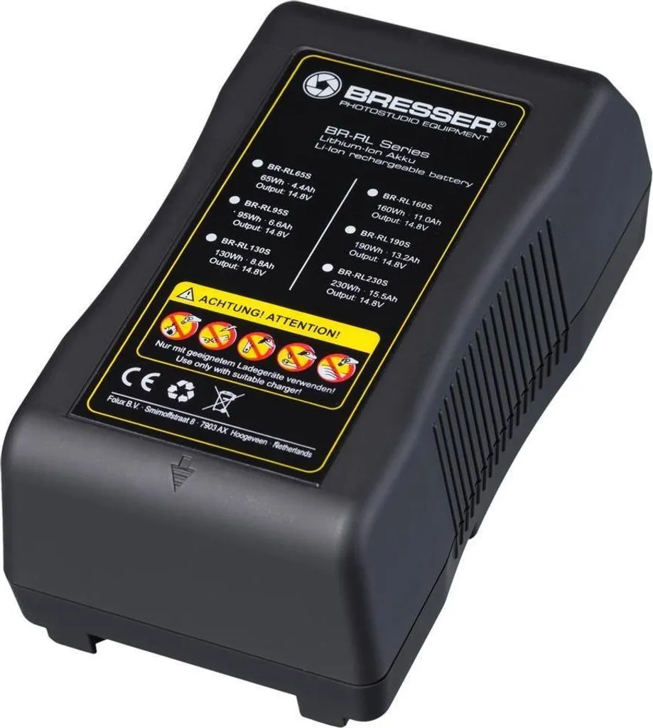 Batterie Lithium-ion V-Lock Bresser 130Wh pour Moniteur et Studio Vidéo