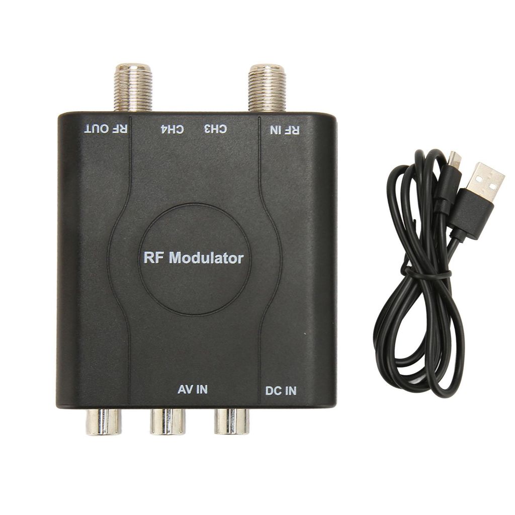 RF modulátor M61A Professional podporuje formáty NTSC, Obrázok produktu 