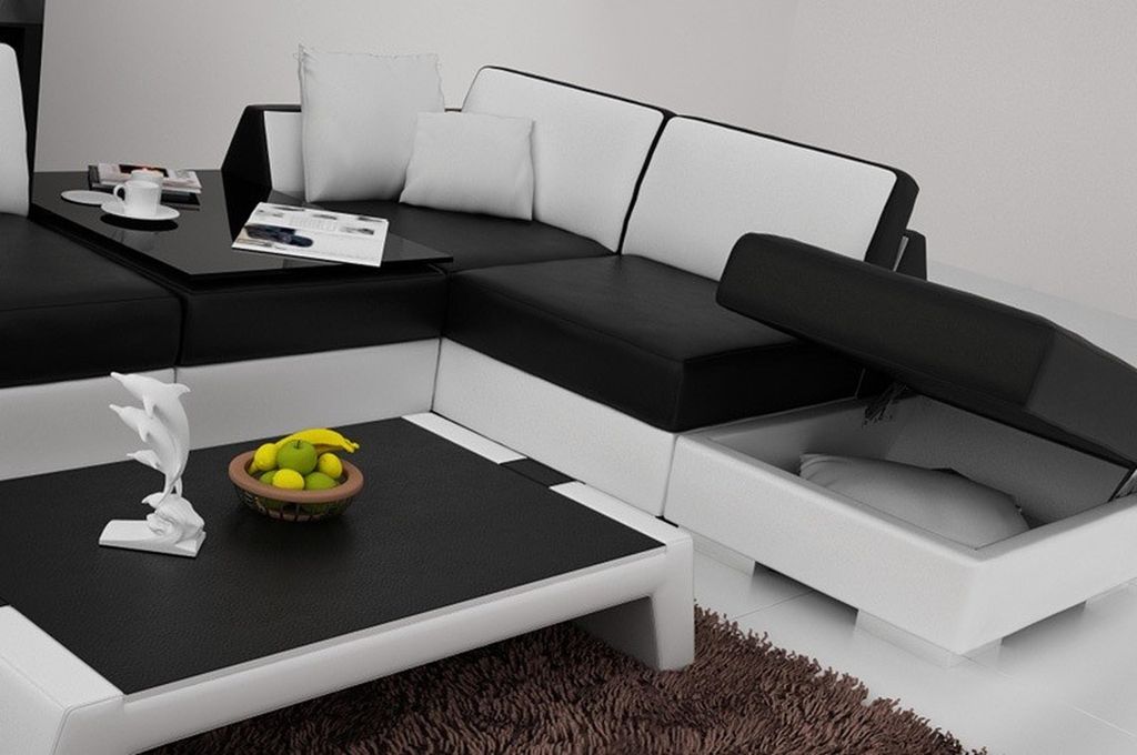 Polster Garnitur Sofas Couchen neu Sofa Couch Wohnlandschaft Eckgarnitur Ecksofa