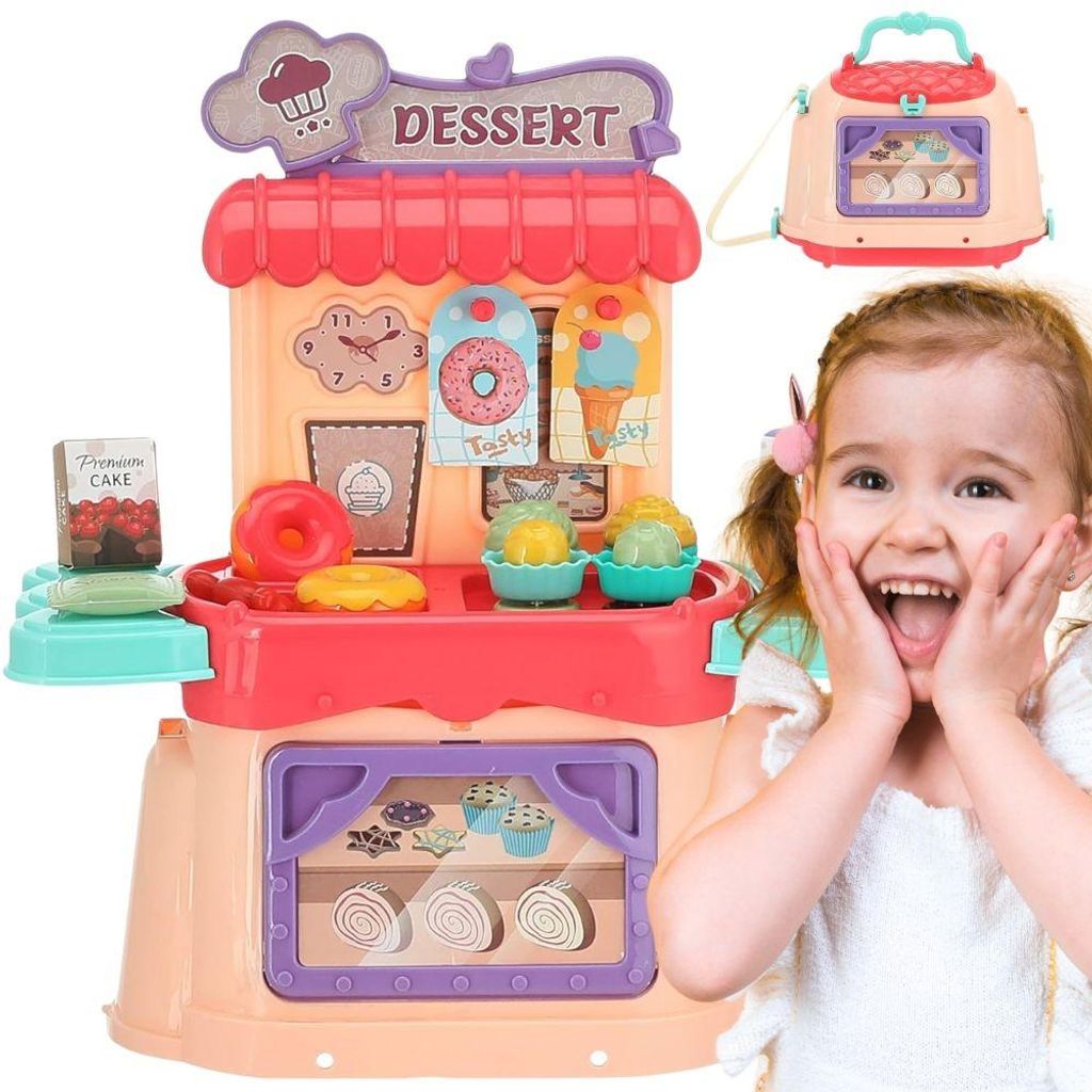 WOOPIE Cukiernia Lodziarnia Walizka 3w1 Torba 25 el. Zdjęcie produktu 