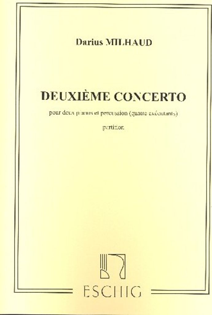 Concerto no.2 pour 2 pianos et percussion (4) partition