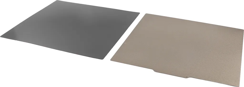 Plaque Acier Ressort PEI Double Face 410x410mm Haute Adhérence