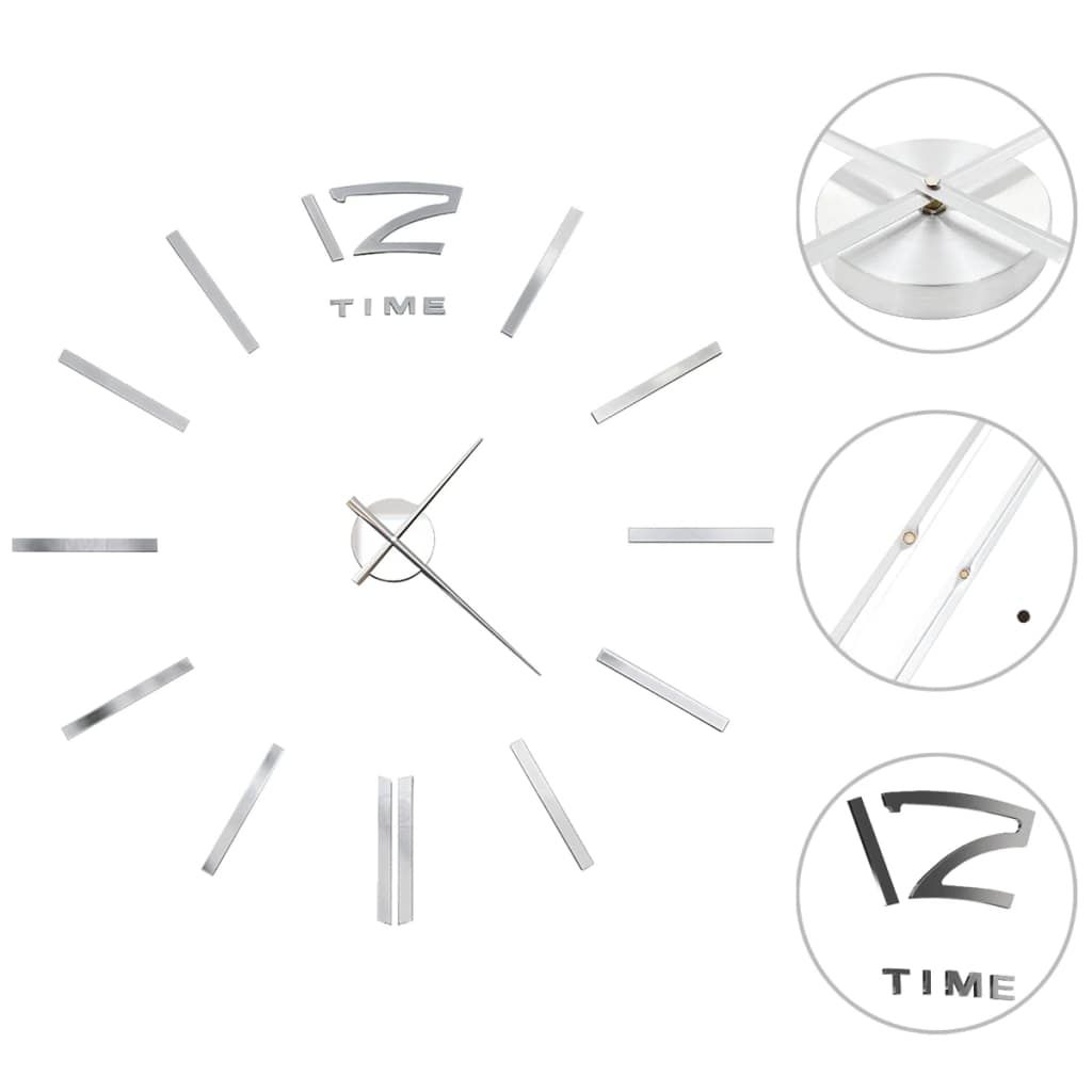 vidaXL Orologio da parete 3D dal design moderno 100 cm XXL Immagine del prodotto 
