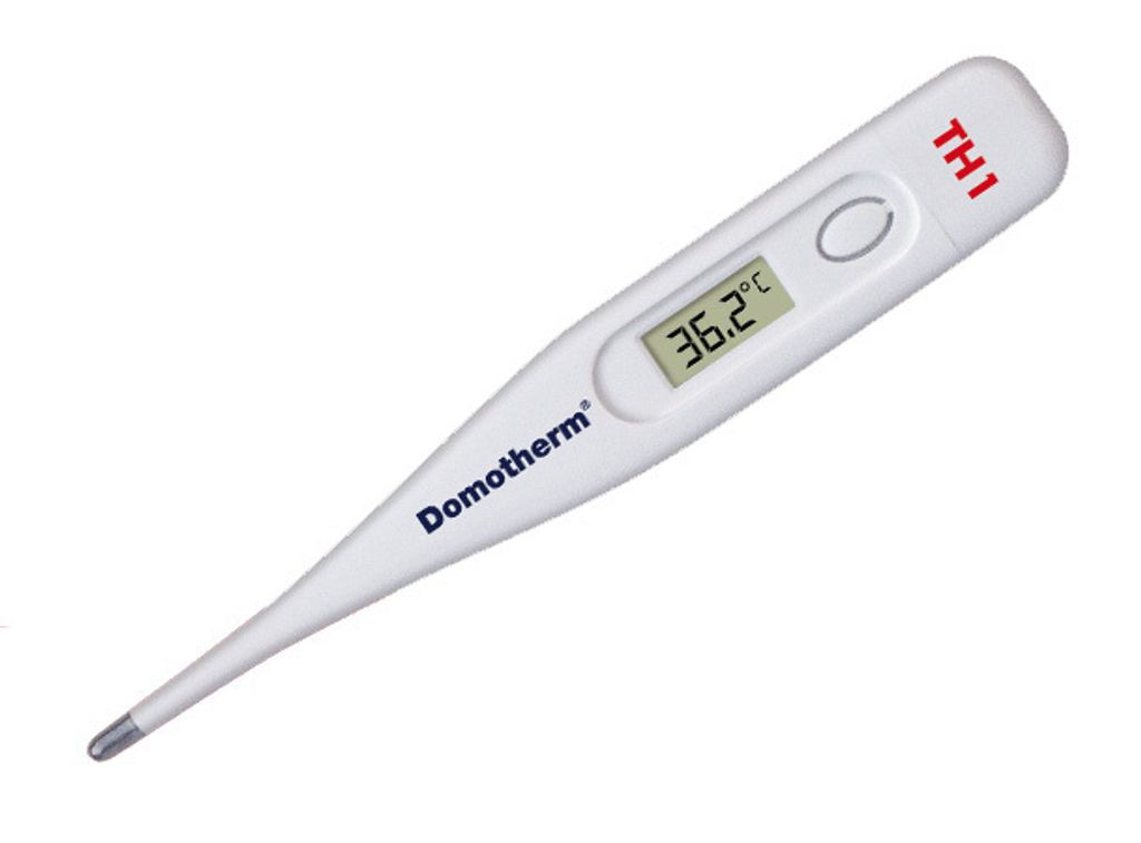 Domotherm 0808 TH 1 Digitales Fieberthermometer, Speicherfunktion, Signalton