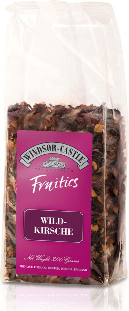 Windsor-Castle Früchtetee Fruitics Wildkirsche, 200g Tüte Produktbild 