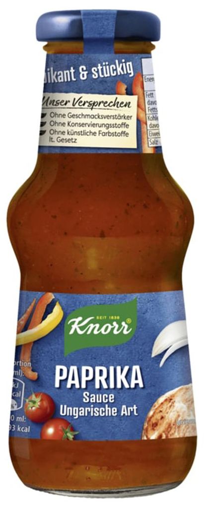 Knorr Parika sos węgierski pikantny owocowy 250ml Zdjęcie produktu 