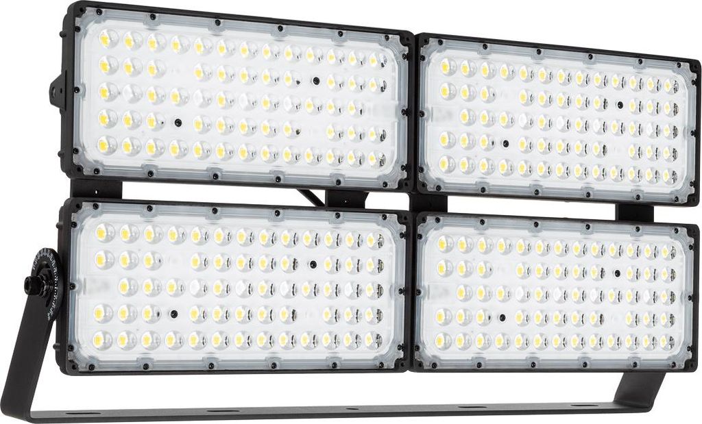 LED Fluter 800W Stadium 160 lm/W IP66 LIFUD Dimmbar 0-10V Horizontal 3000K 90o Warmweiß