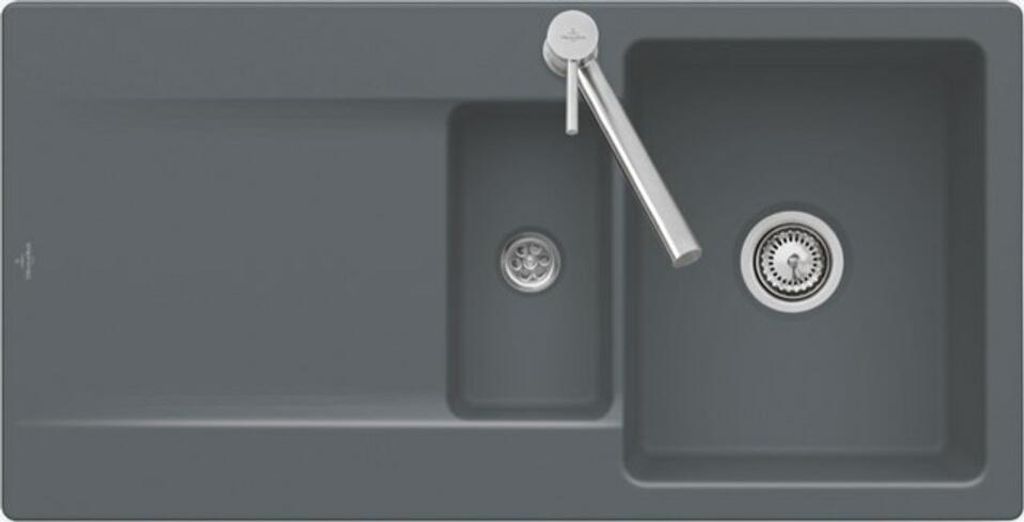 V&B Spüle Siluet 60 R Spülbecken, stone white CeramicPlus