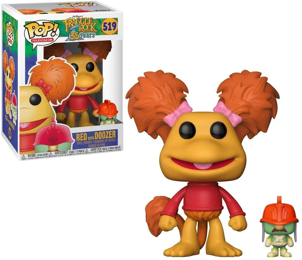 Idée Cadeau Nostalgie Fraggle Rock Figurine Red 35 Ans et Doozer