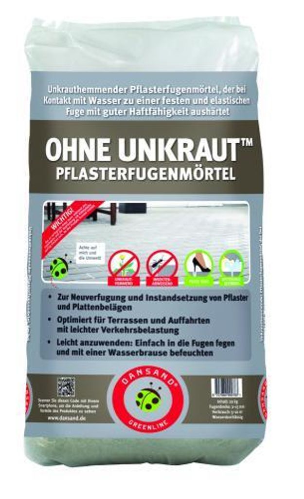 Dansand Pflasterfugen-Mörtel Unkraut hemmend 20 kg hell Produktbild 