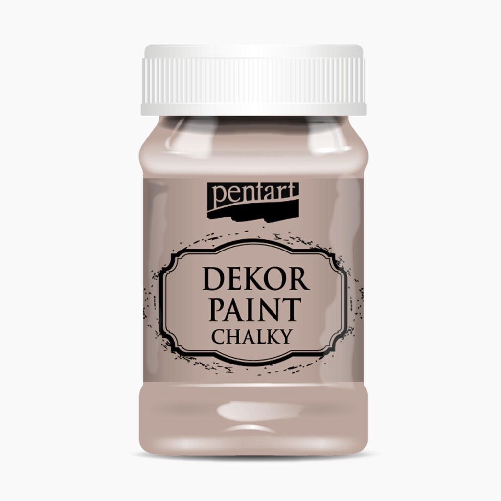 PENTART Dekorfarbe Chalky, 100 ml, Vintage Braun