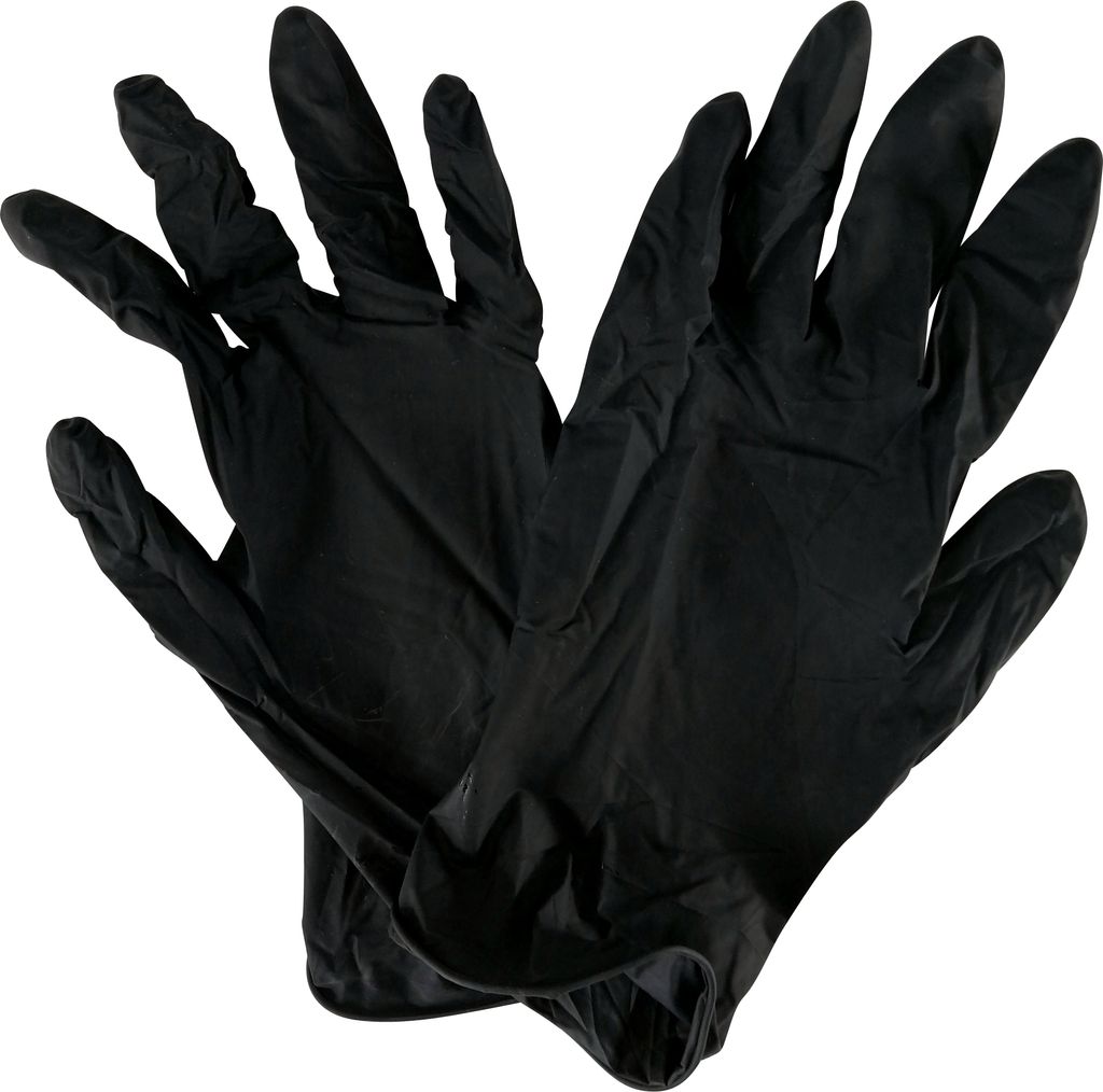 MaiMed Einmalhandschuhe Black Latex Größe M Produktbild 3