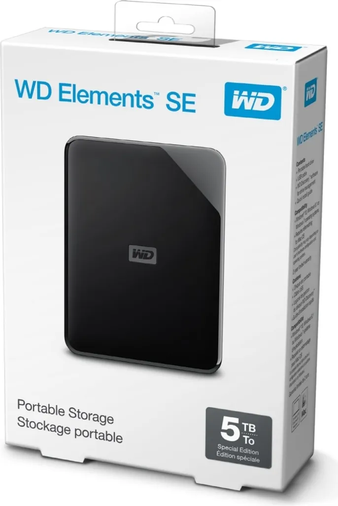 Libérez de l'espace PC avec le Disque dur externe 5 To WD Elements SE - 4