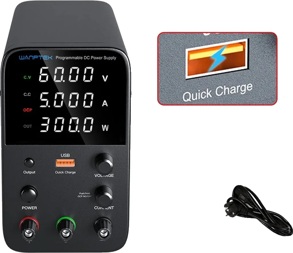 Recensione e Vendita Alimentatore WPS605H 60V 5A - DC Power Supply - 1