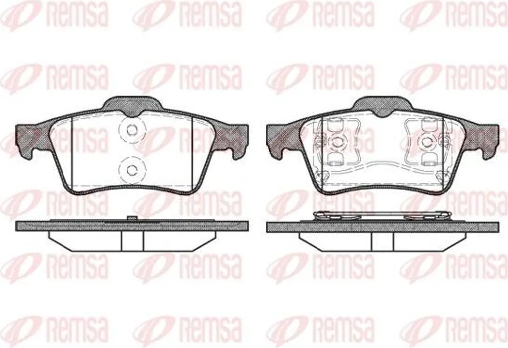 Plaquettes de frein haute durabilité OE 44060AV625 pour Transit et 3