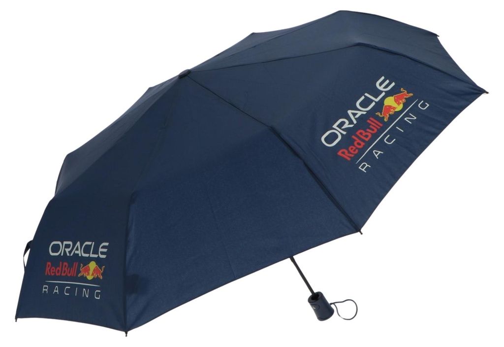 Parasol Red Bull - Elegancki czarny parasol z logo Zdjęcie produktu 