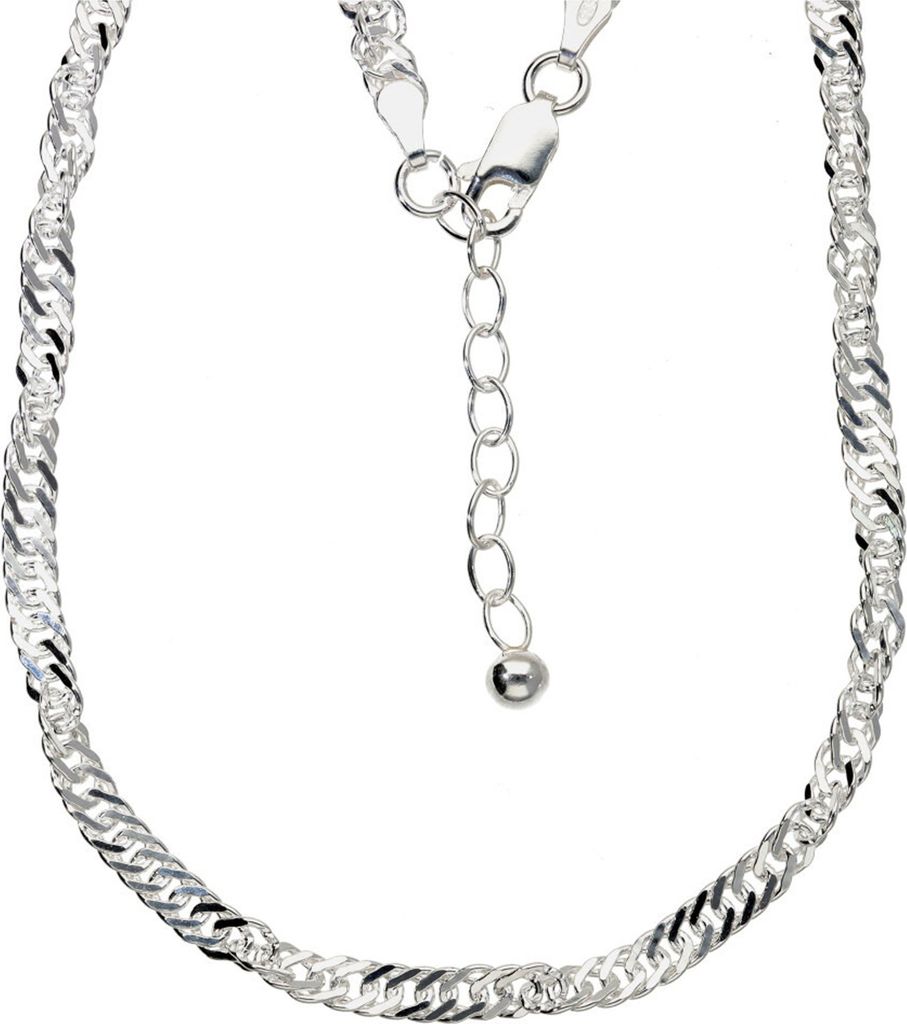 Fußkettchen Singapur Silber 925 Länge 27 cm Stärke 3 mm Produktbild 1