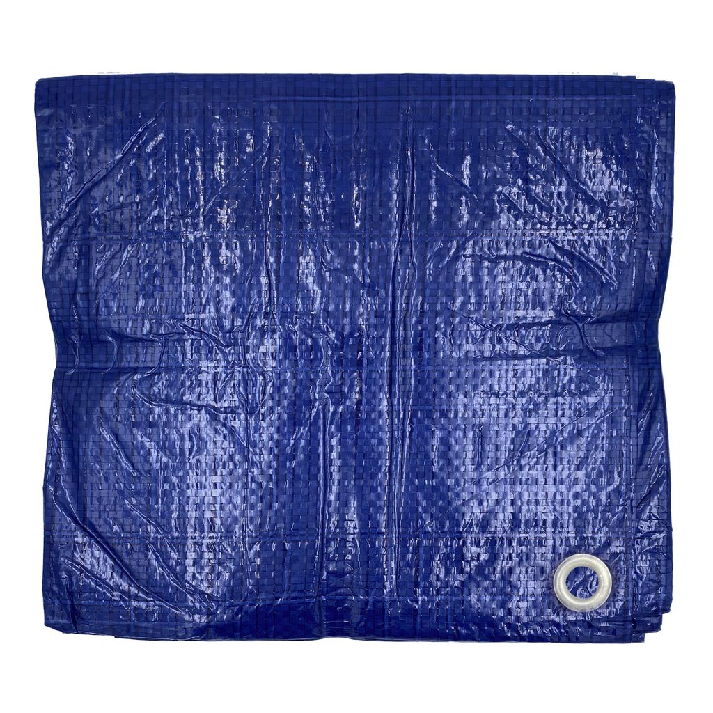 DULA Plane - 3 x 4 Meter - Abdeckfolie - Blau - Wasserdichte Plane