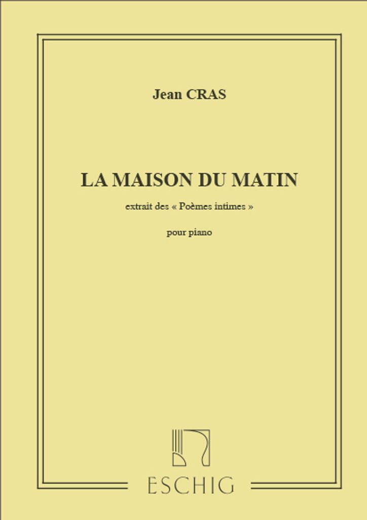 La Maison du Matin pour piano