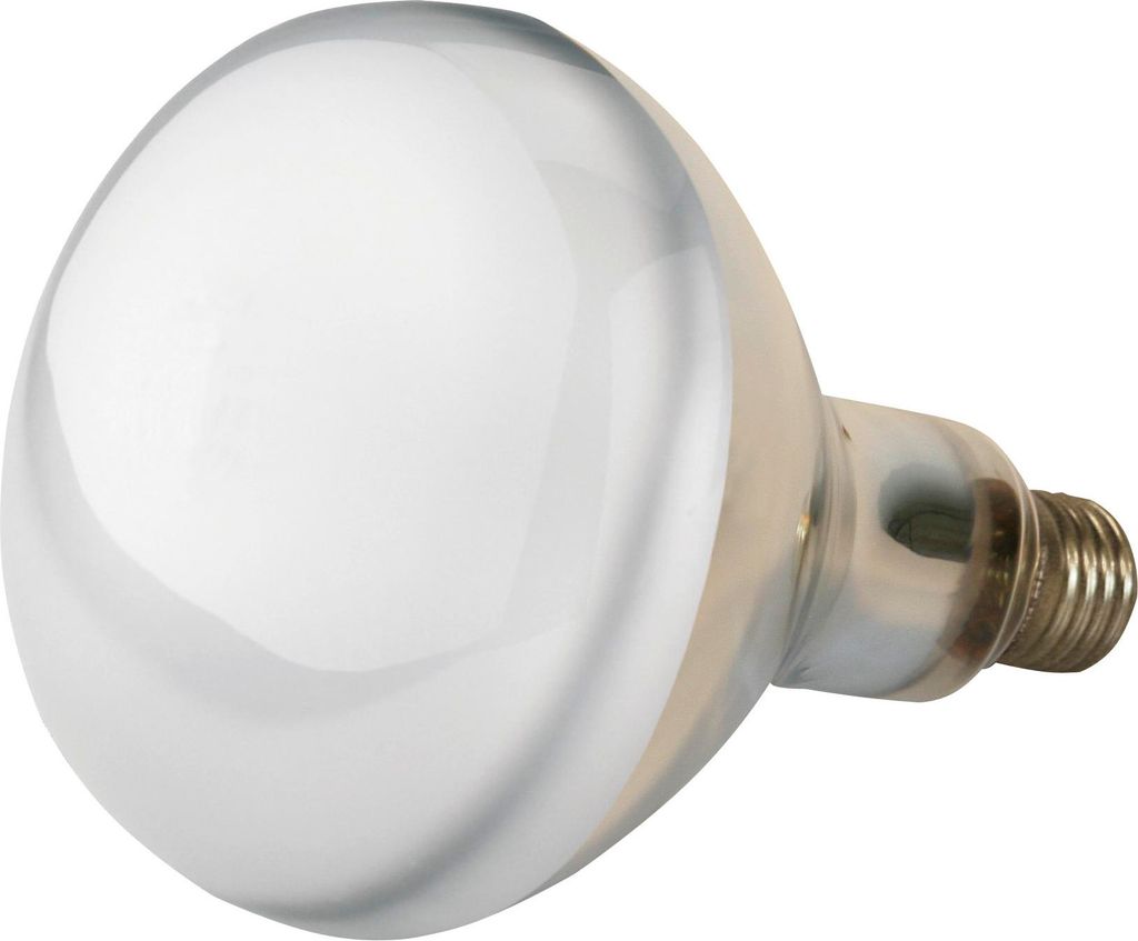 Kerbl Infrarotlampe klar 150 W, Wärmelampe für Schweine + Geflügel, Stalllampe