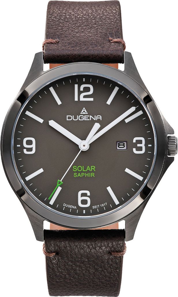 Dugena Herrenuhr Boston Solar, Quarz, Edelstahl, Produktbild 