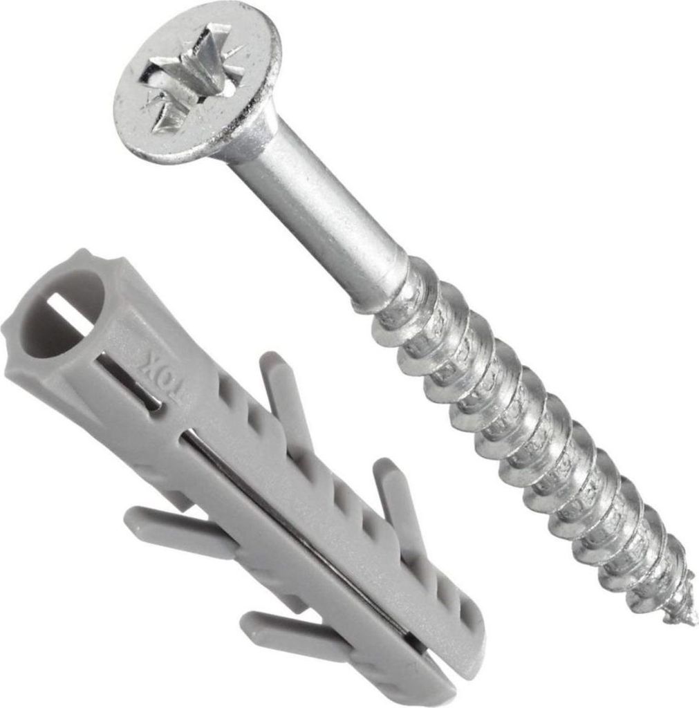 TOX Parkett-&Regalschienen Befestigung System Fix 8/40 (10 Stk.) 013701641