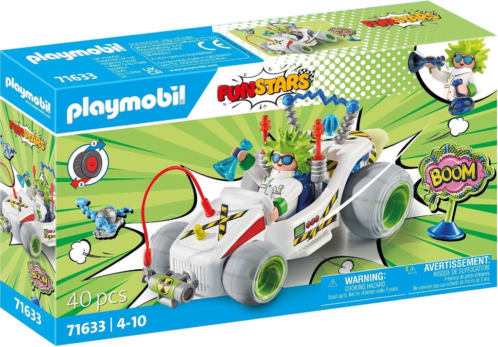 PLAYMOBIL Playmo Karts 71633 Rasender Professor