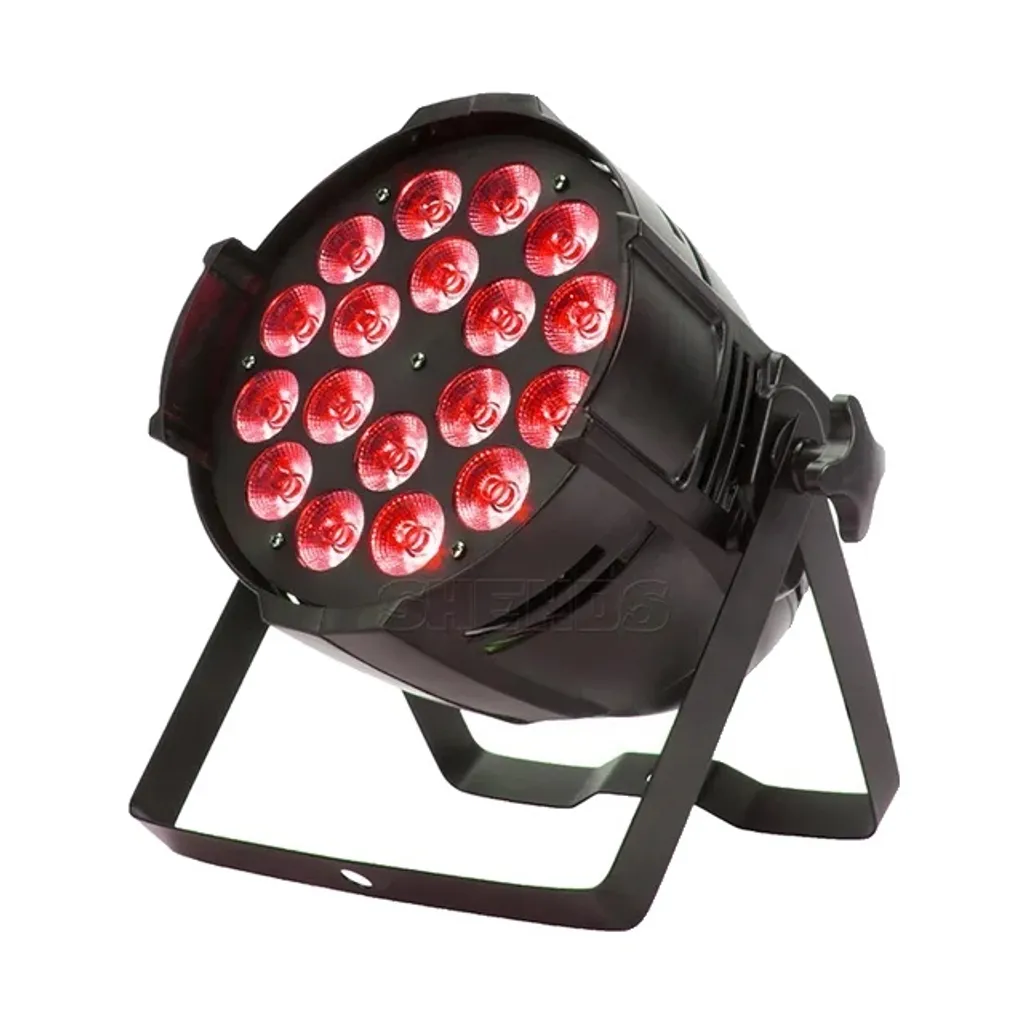 Projecteur de scène Par LED 18x12W aluminium mélange RGBWA plus UV pro