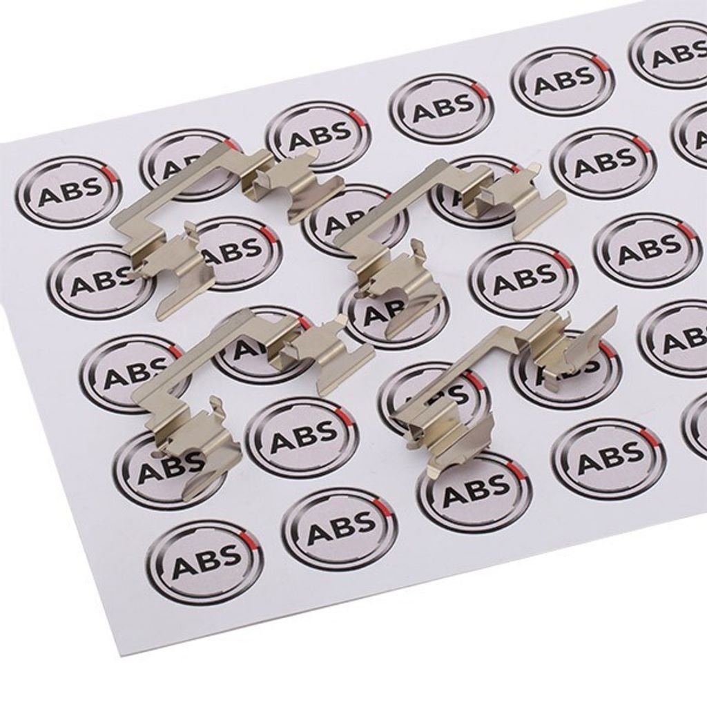 A.B.S. 1236Q Zubehörsatz Scheibenbremsbelag Vorne passend für PEUGEOT 4008 SUV für CITROËN C4 AIRCROSS für MITSUBISHI ASX (GAW) für JEEP COMPASS