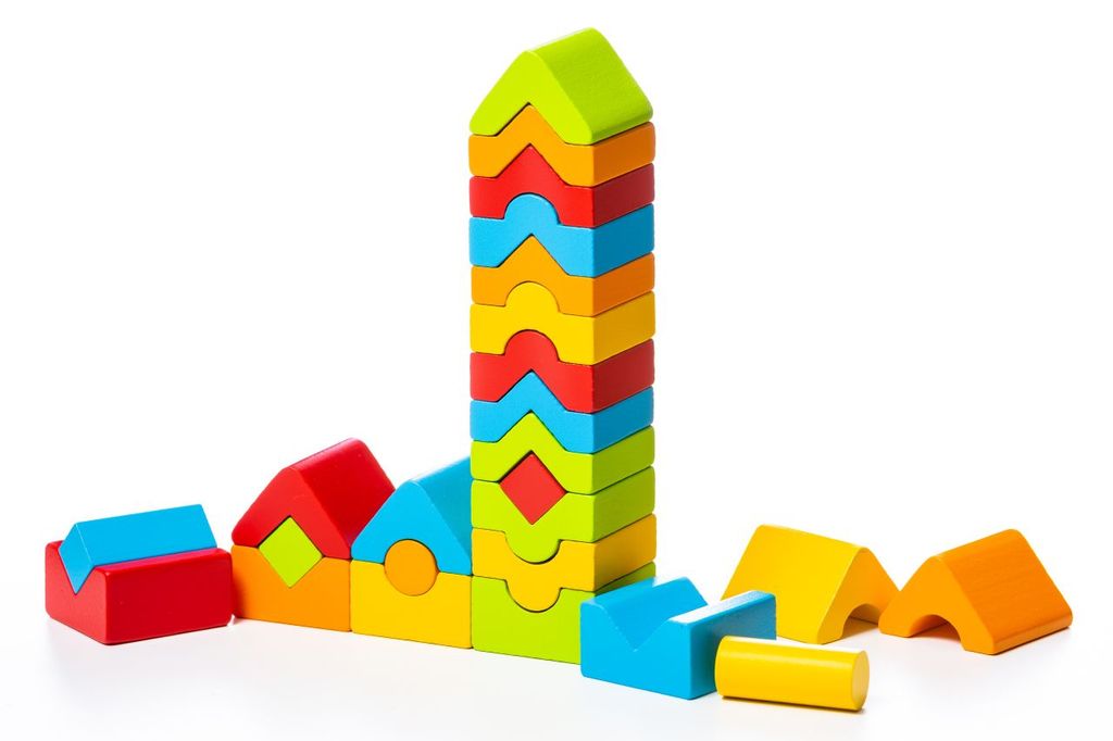15016 Set di 5 torri LD-13 - puzzle in legno 25 pezzi Immagine del prodotto 