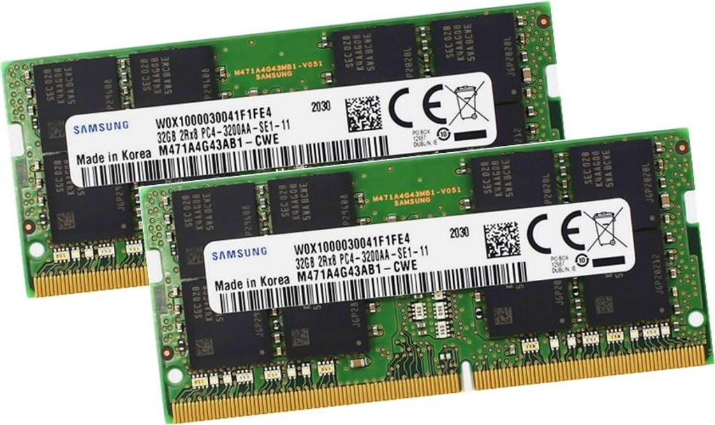 Samsung 64Gb 2x 32 Gb RAM paměti 3200MHz DDR4 Notebook Obrázek produktu 