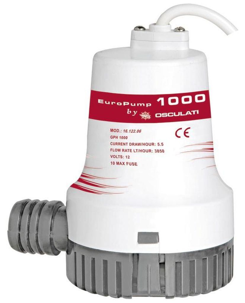 Pompa di sentina sommergibile Europump II 1000 12 V , 1 Immagine del prodotto 