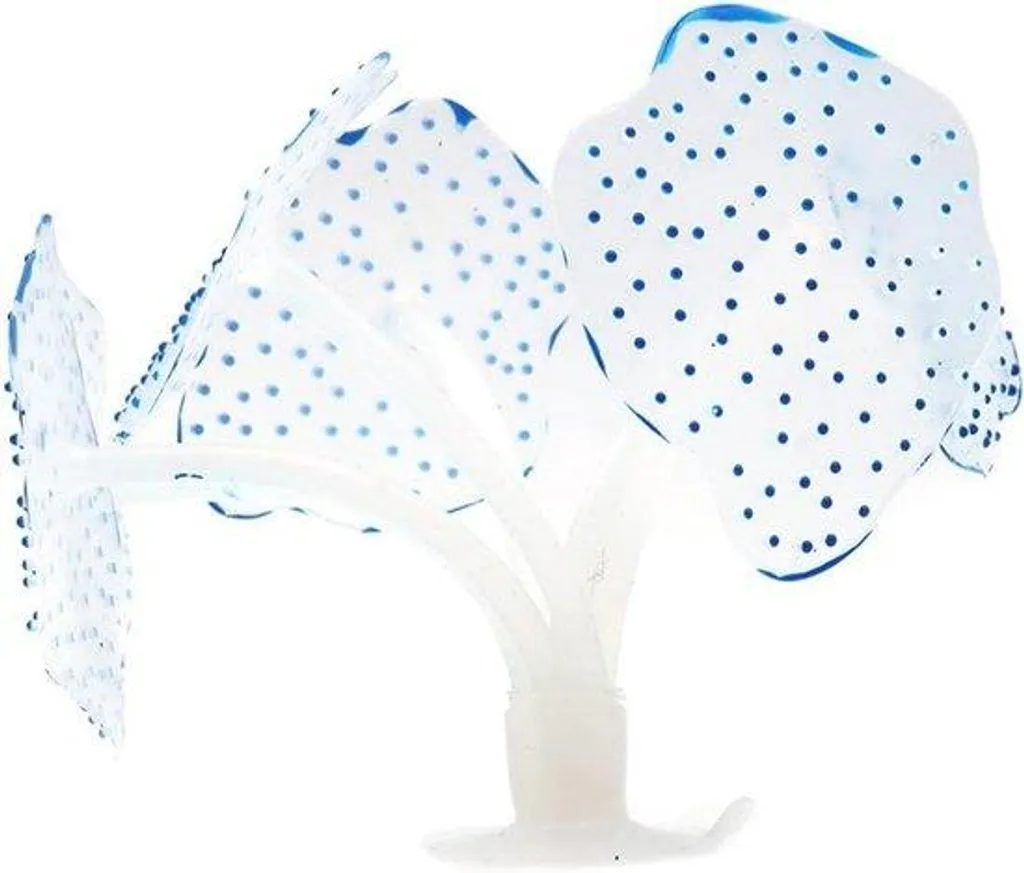 Décoration Végétale Marine Artificielle Bleue Lot de 2 pour Bassins