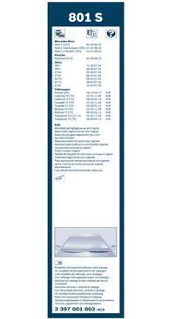 Bosch 3397001802 Essuie-Glace Twin pour VW Transporter V et Multivan