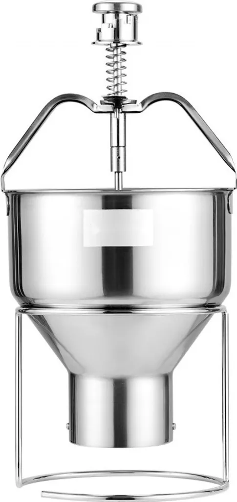 Machine à beignets manuelle inox 2,4L - Distributeur de pâte avec support - 10