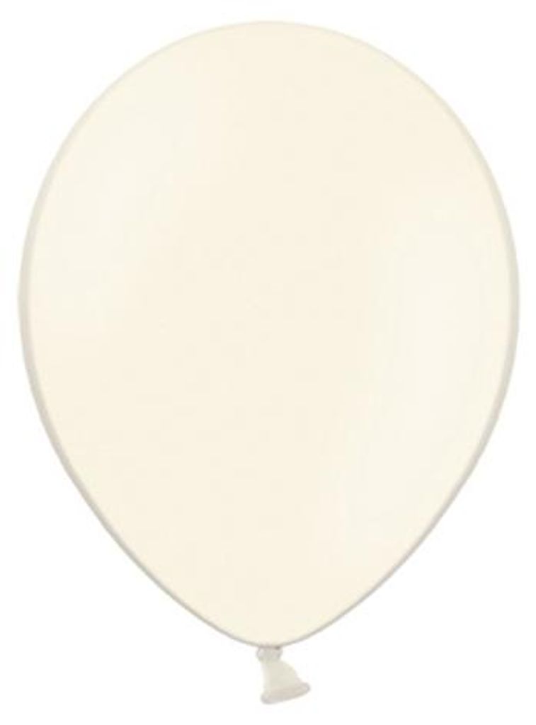 Strong Balloons 27cm, Pastel Light Cream (1 Packung / 10 Produktbild 