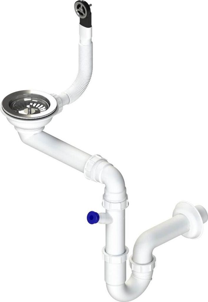 Drezový sifón 3 1/2" pre granitové drezy SPNG3S Obrázok produktu 