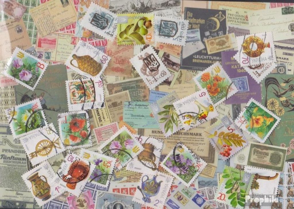 Briefmarken Ukraine 25 verschiedene Marken