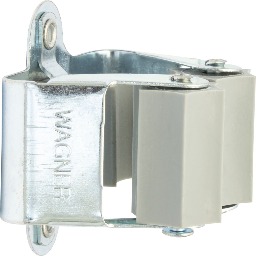 WAGNER Gerätehalter CLIP - 52 x 52 x 38 mm, Stahl verzinkt, Klemme für Geräte Ø max. 3 cm, Tragkraft bis 2 kg - 15204501