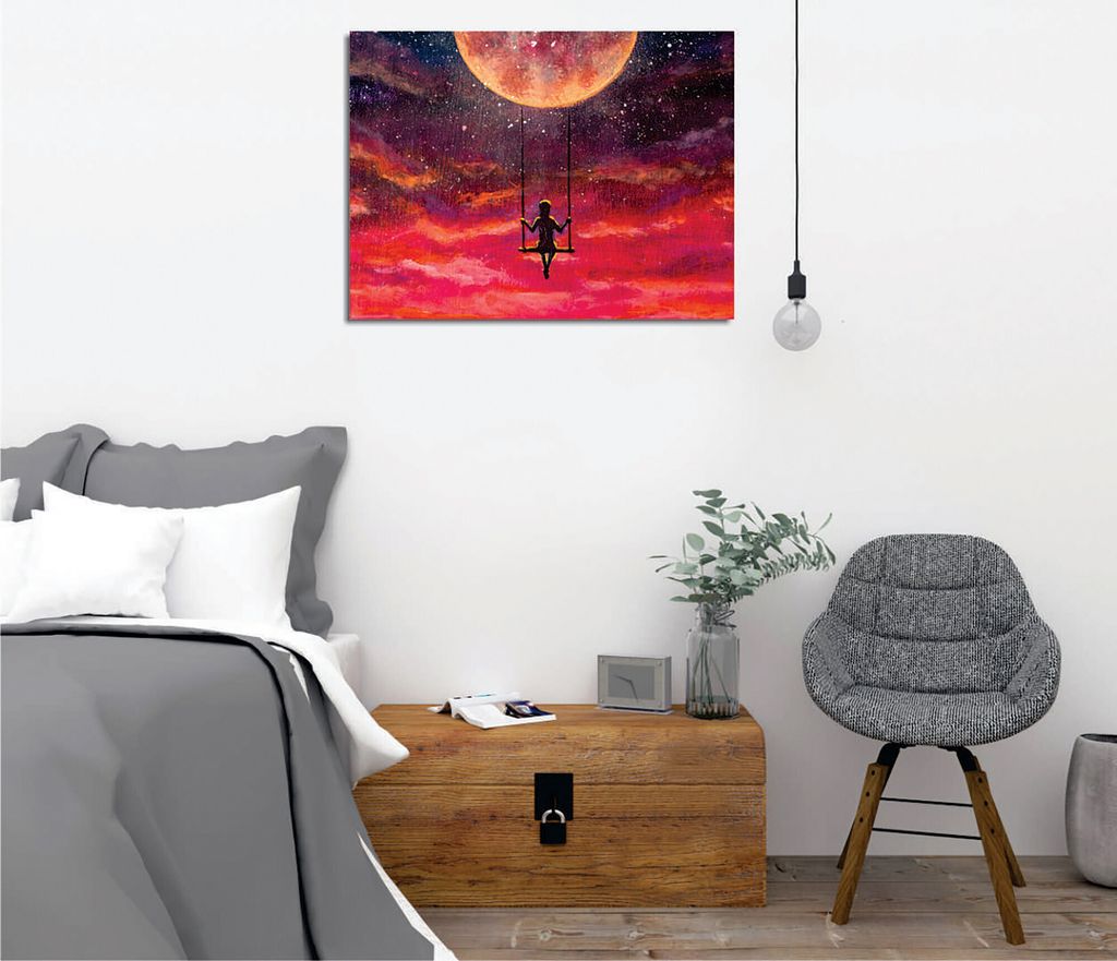 Wallity, DC427- GWN1240, Bunt, Leinwandbilder, 30 x 40 cm, Produktbild 