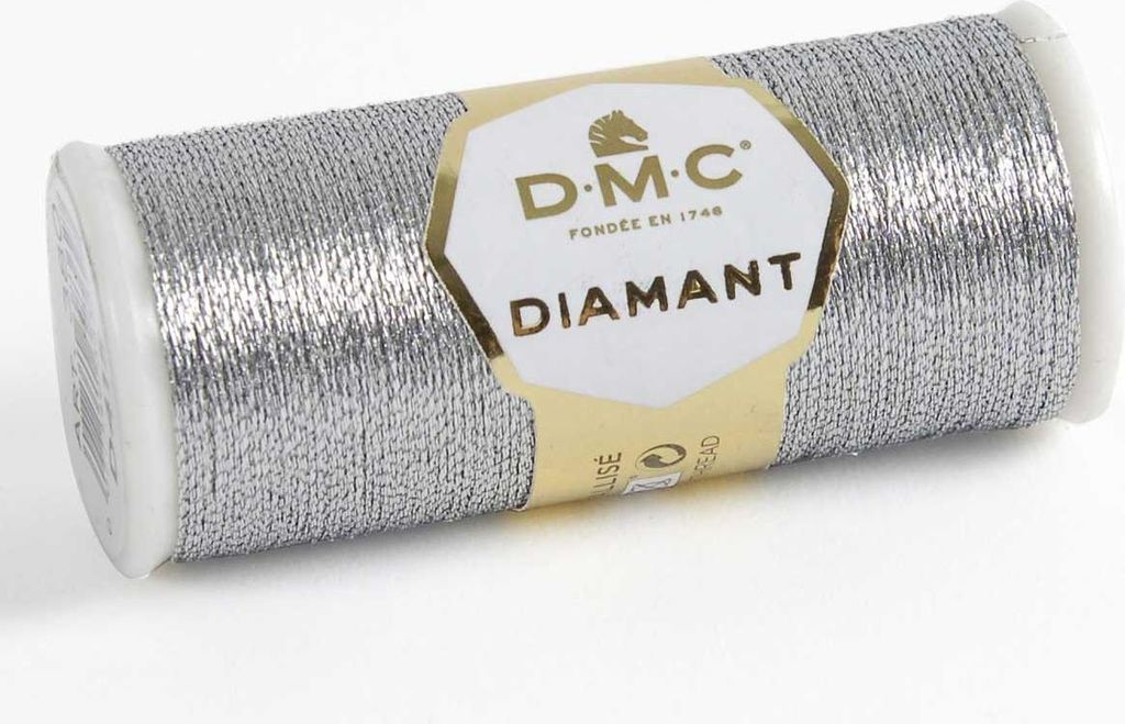DMC Diamant – metallischer Stickgarn für Bordüren, glänzend Produktbild 