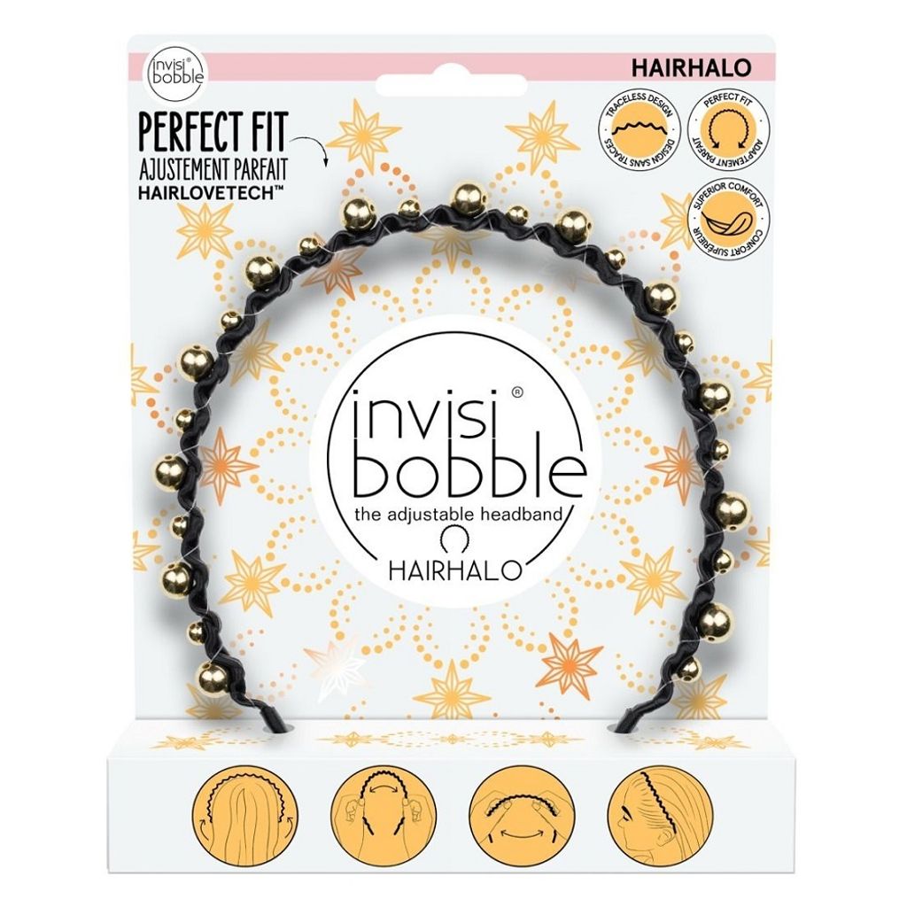 Invisibobble Hairhalo You're a Star Regulowana opaska do włosów Time to Shine