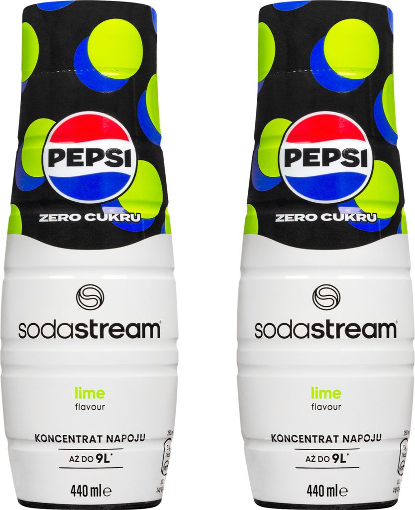 SodaStream Sirup Pepsi Max Lime Konzentrat 2x440ml zuckerfrei Getränk