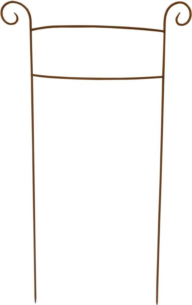 TrendLine Pflanzstütze 100cm rostoptik 58,5 x 12,5 x 100 cm Produktbild 