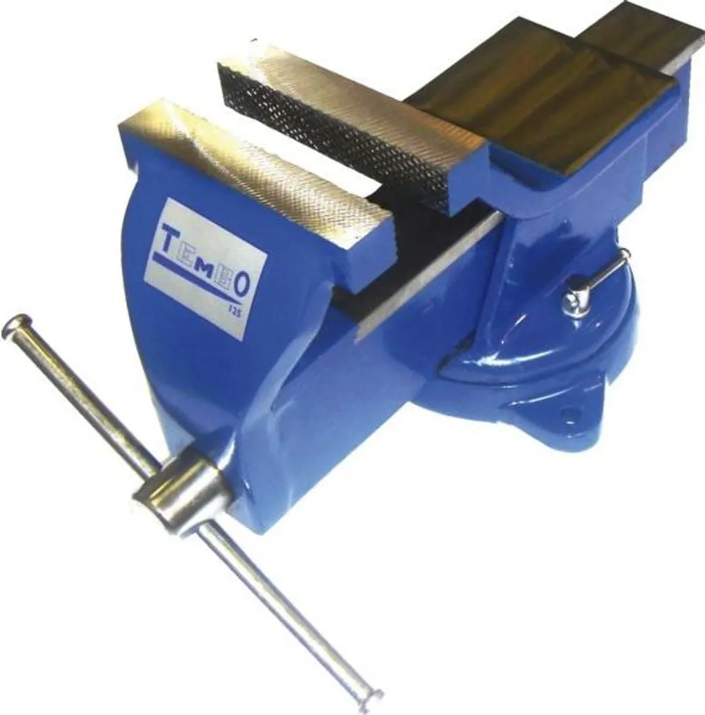 Étau TEMBO avec base pivotante 360° et enclume - Ouverture de 155mm