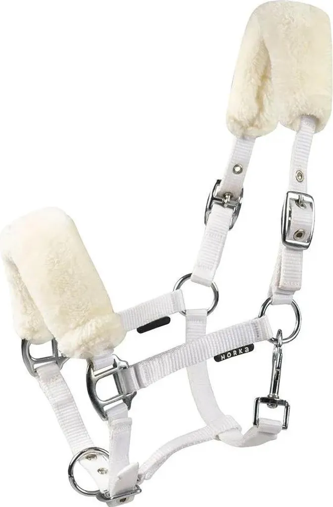 Capezza Horka Puledro Beige Cob: Protezione in Finta Pelliccia