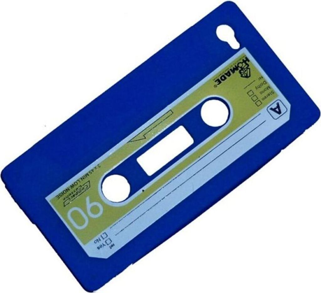 Silikon Hülle Retro Kassette für iPhone 4G 4S