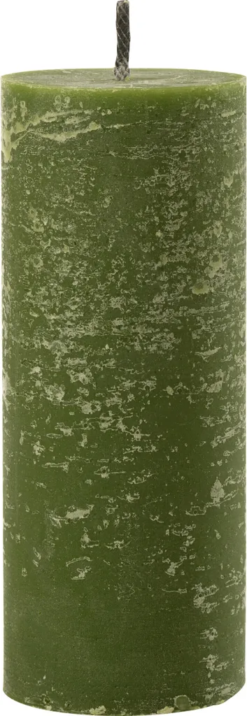 Bougie déco de jardin J-Line verte pour terrasse - Grande taille 45h