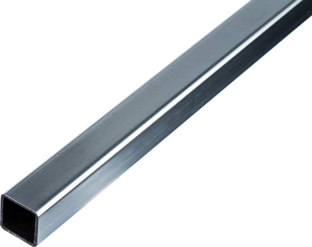Alberts 431723 Tube carré en acier, 2000 x 40 x 40 mm Image du produit 